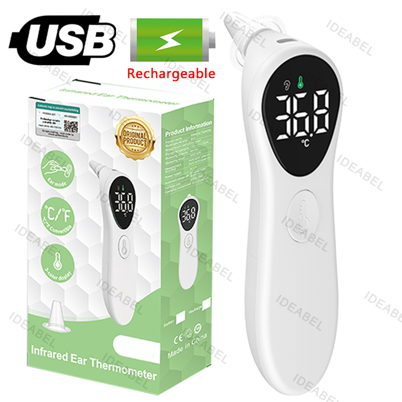 Industrial Laser Temperature Sensor - ميزان حرارة الأذن الطبي القابل لإعادة