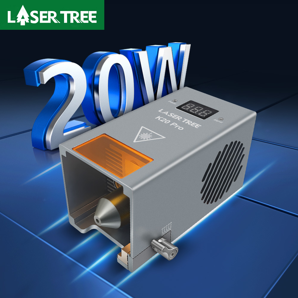 Metal Laser Cutter Head - ليزر شجرة 20 واط الطاقة البصرية