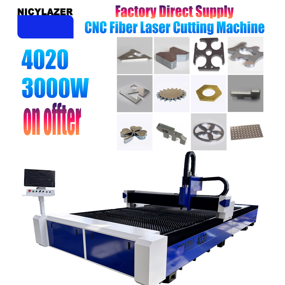 Industrial Fiber Laser Cutting Machine - آلة قطع بالليزر NICYLAZER CNC بقوة