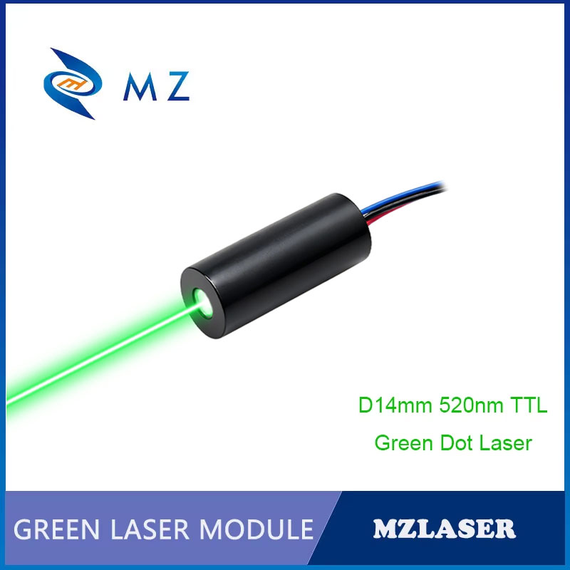 Industrial Laser Applications - وحدة ليزر نقطية خضراء مدمجة صغيرة