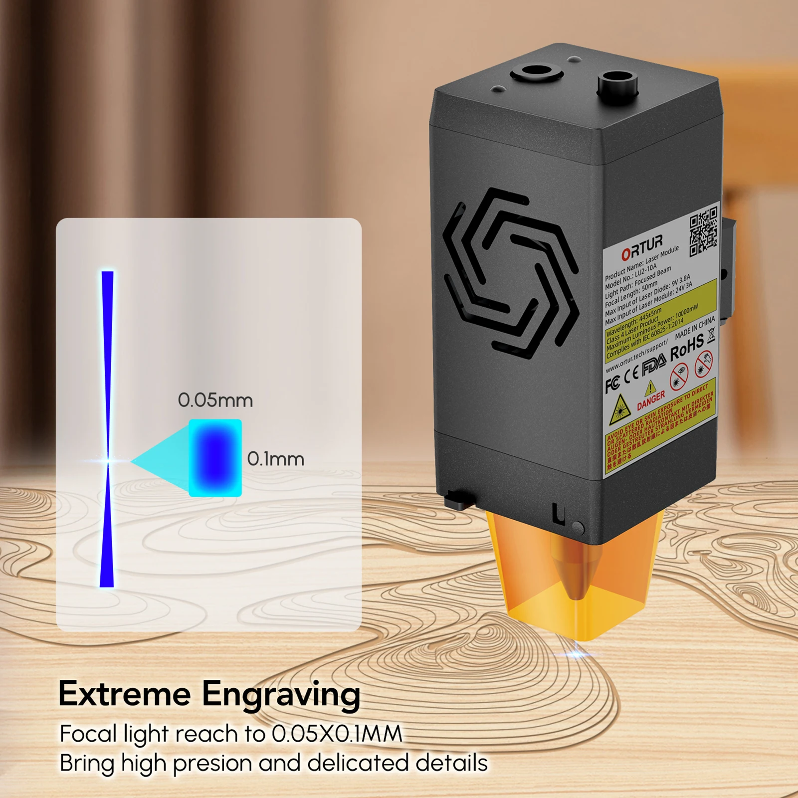Laser Engraving Software - ORTUR LU2-10A 10 واط وحدة ليزر