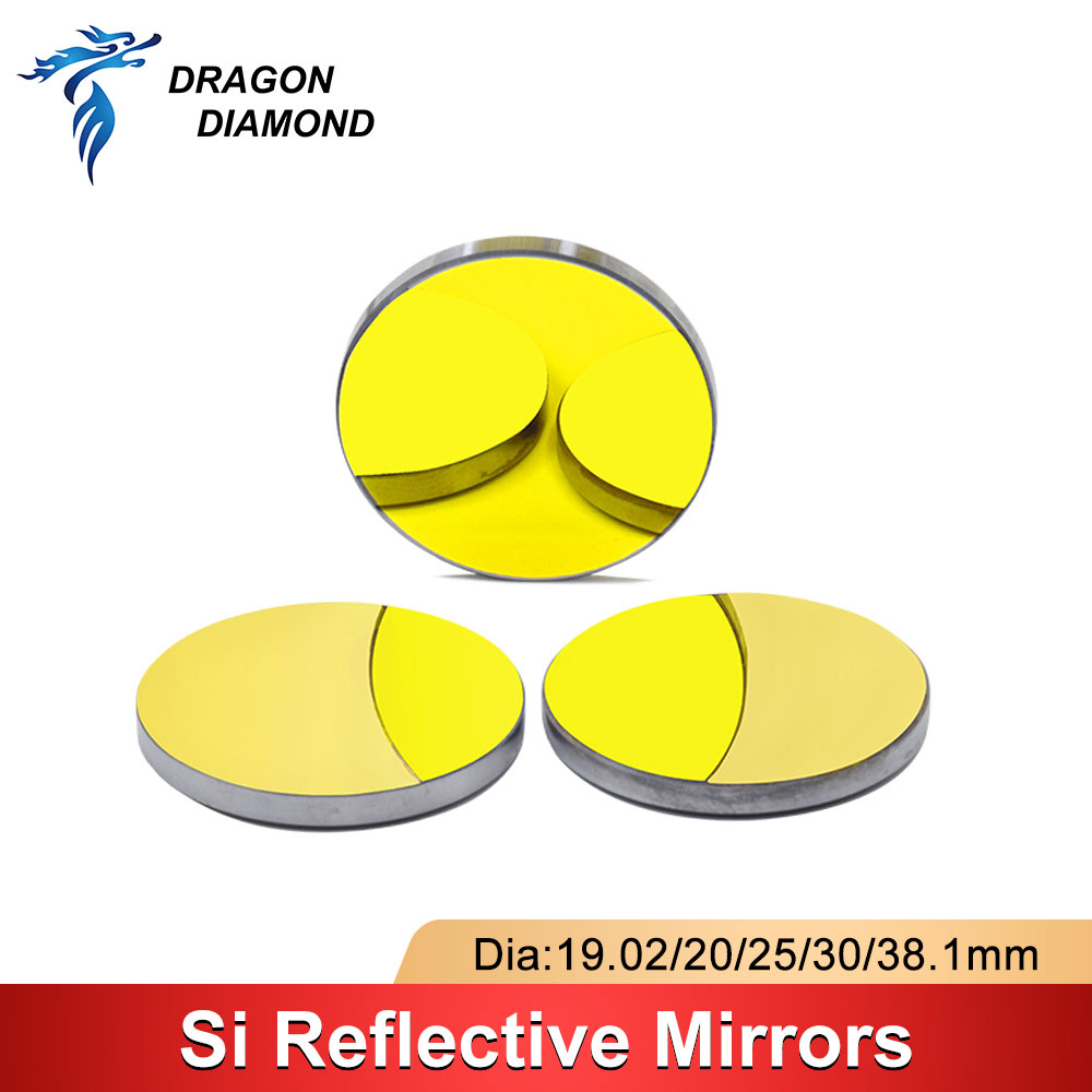 Co2 Laser Mirror - DRAGON DIAMOND 3 قطعة سيليكون CO2