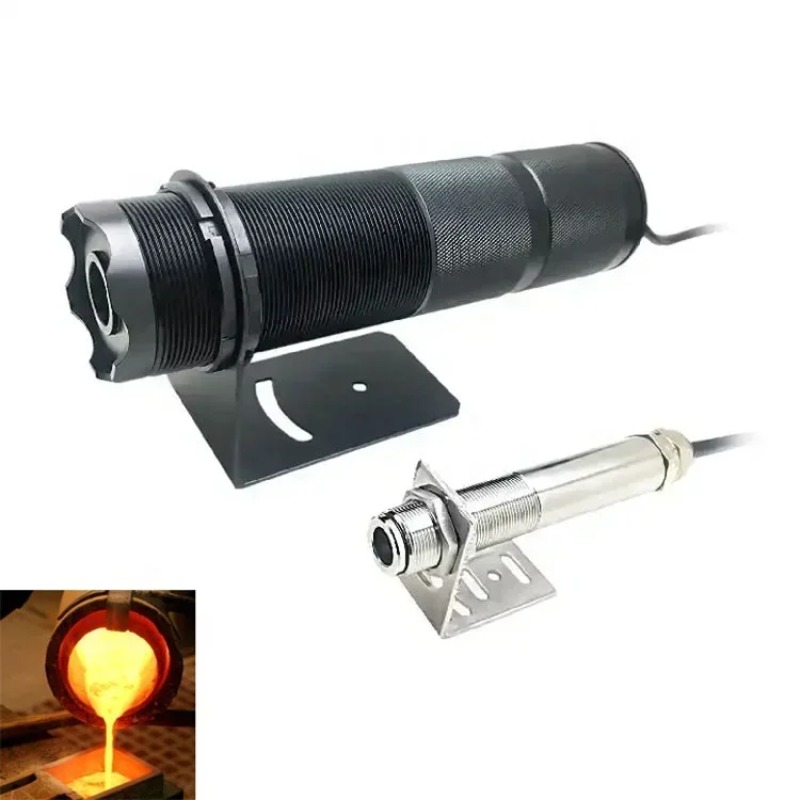 Industrial Laser Temperature Sensor - مقياس حرارة الفرن الرقمي 24 فولت