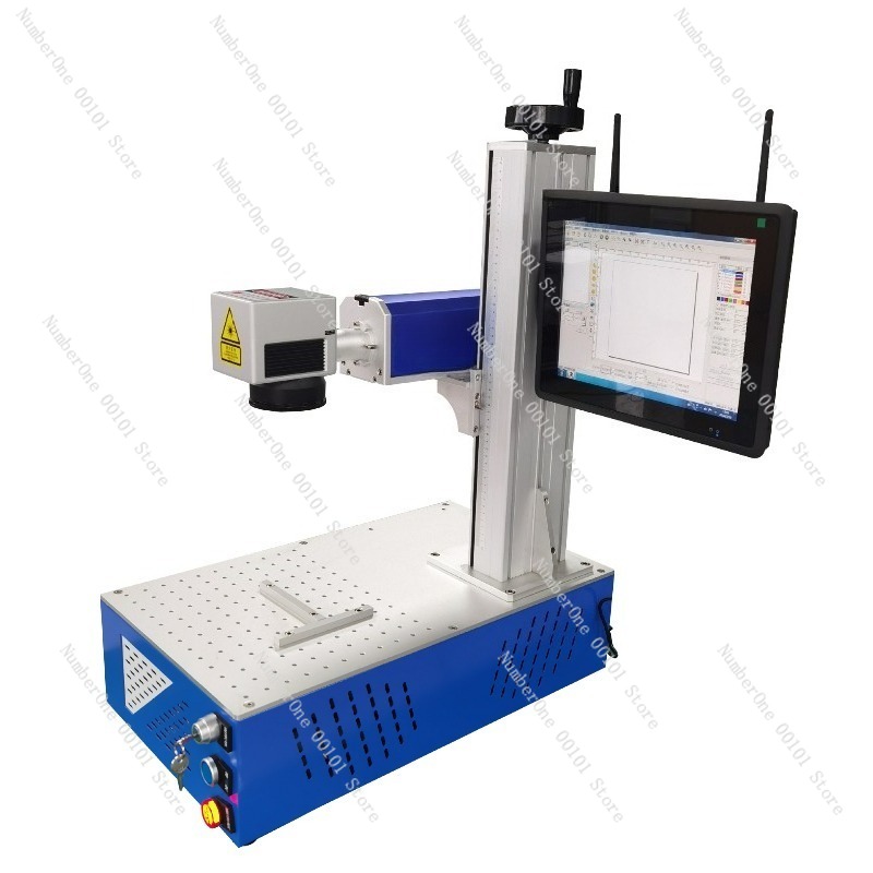 Industrial Laser Engraving Machine For Metal - آلة نقش بالليزر على الألياف للاستخدام