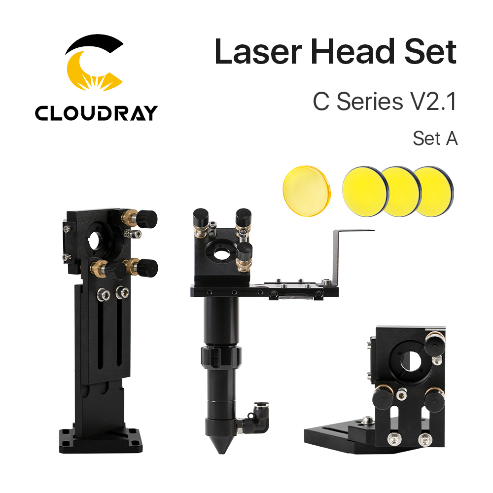 Co2 Laser Mirror - Cloudray CO2 مجموعة رأس الليزر Dia.18mm
