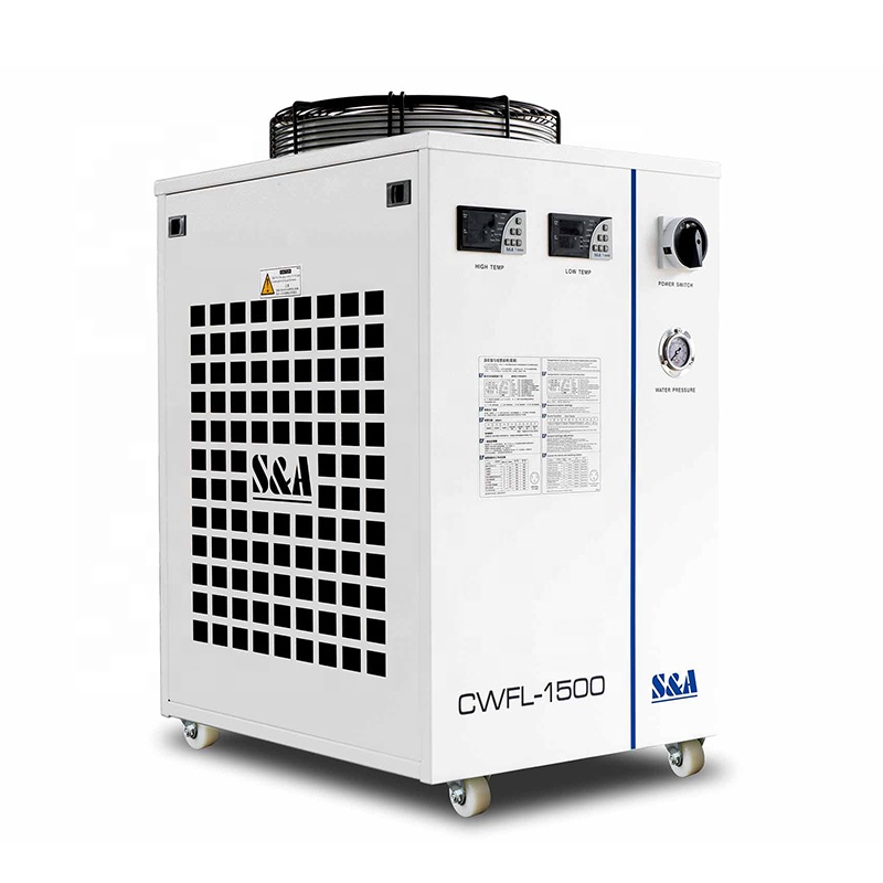 مبرد مياه صناعي S&A CWFL-1500  - مراجعة Industrial Fiber Laser Cutting Machine وسعره