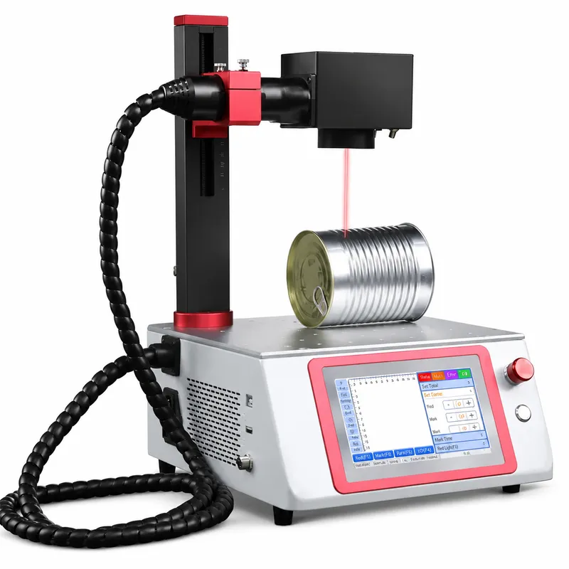 آلة نقش بالليزر المحمولة 20 وا - مراجعة Industrial Laser Engraving Machine For Metal وسعره