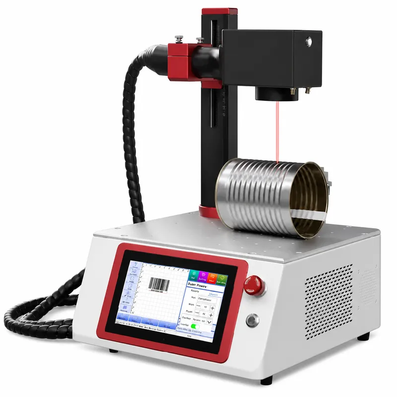 آلة نقش بالليزر المحمولة 20 وا - مراجعة Industrial Laser Engraving Machine For Metal وسعره