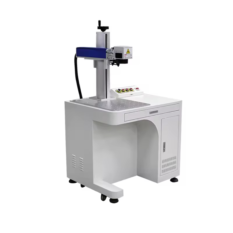 آلة نقش بالليزر الليفي 50 واط  - مراجعة Industrial Laser Engraving Machine For Metal وسعره