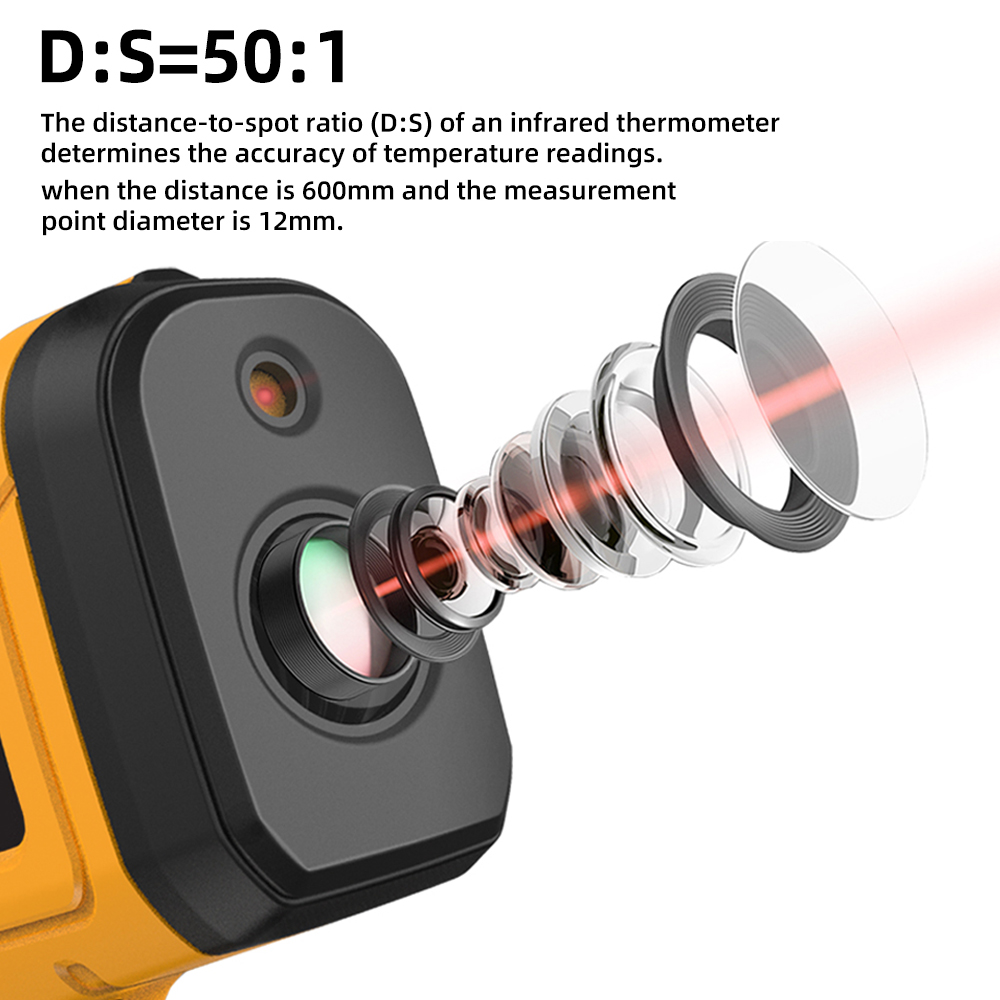 BSIDE-50 ~ 1400C ميزان الحرارة - مراجعة Industrial Infrared Laser وسعره