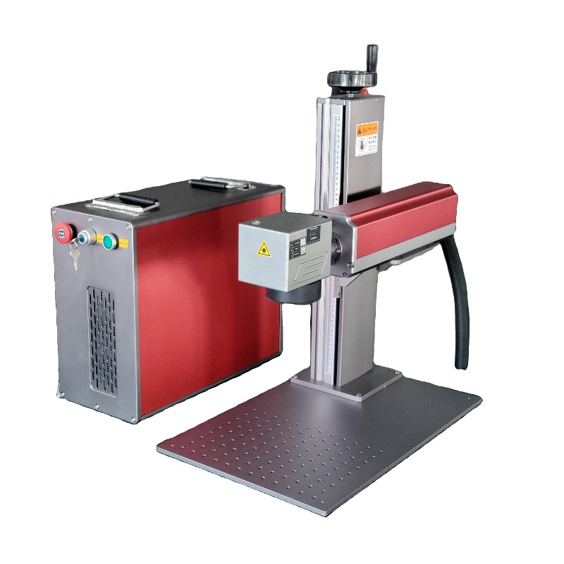 آلة وسم بالليزر الليفي عبر الإ - مراجعة Industrial Laser Engraving Machine For Metal وسعره
