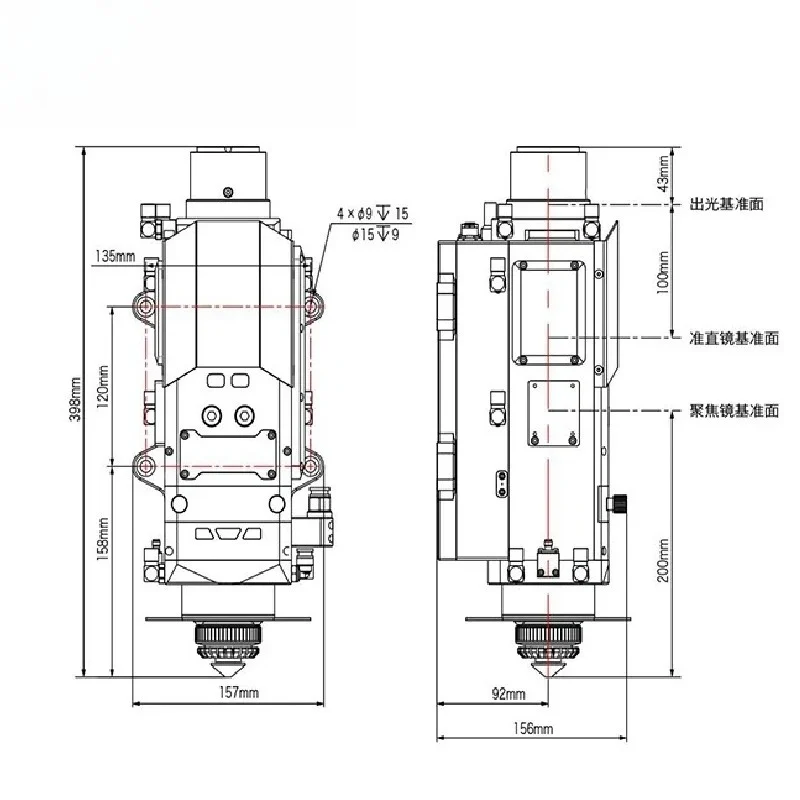 حار 8KW 8000W LCM08B ذكي الترك - مراجعة Metal Laser Cutter Head وسعره