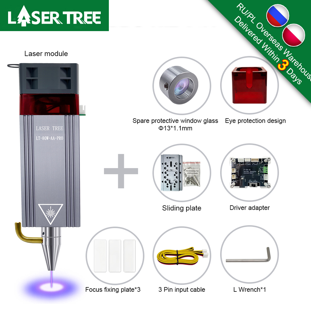 شجرة الليزر 20 واط 10 واط 5 وا - مراجعة Metal Laser Cutter Head وسعره