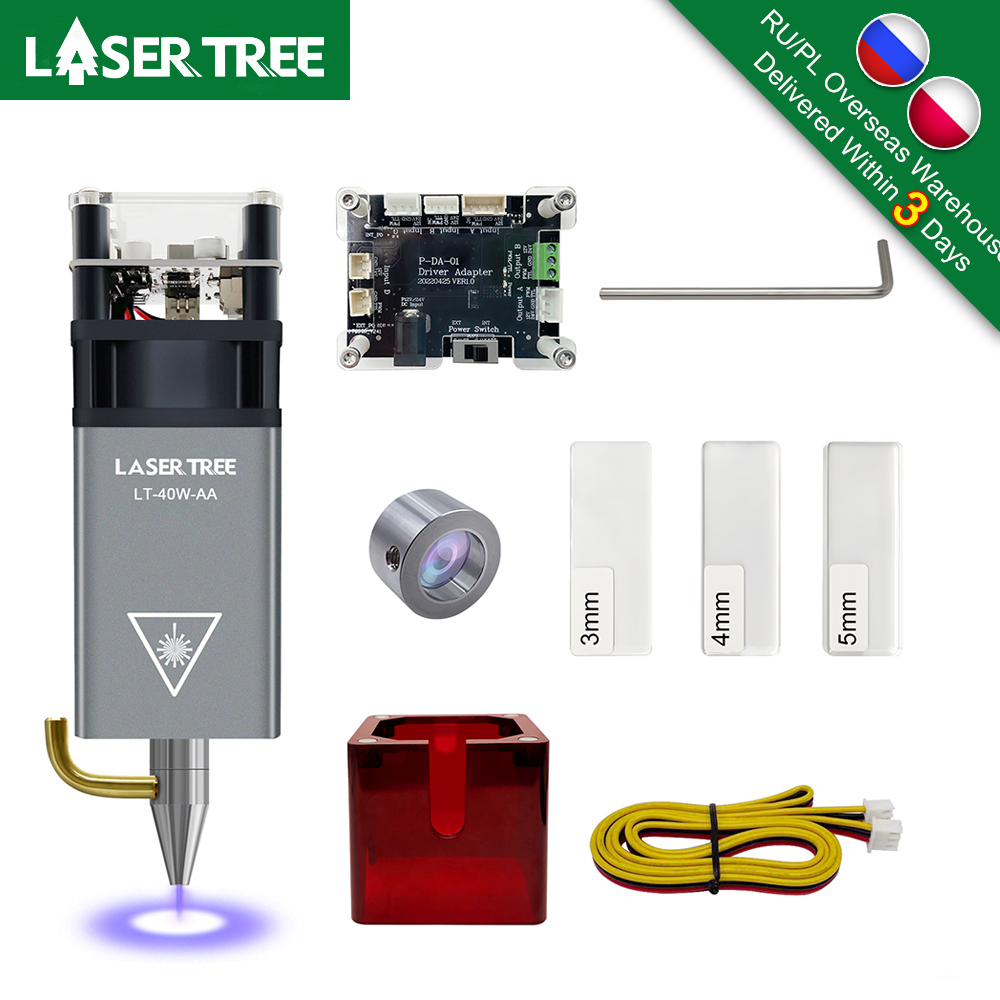 شجرة الليزر 20 واط 10 واط 5 وا - مراجعة Metal Laser Cutter Head وسعره