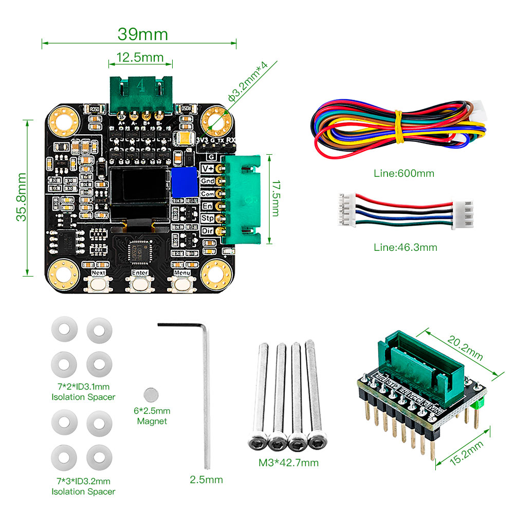 Makerbase MKS SERVO42C PCBA NE - مراجعة Stepper Driver Cnc وسعره