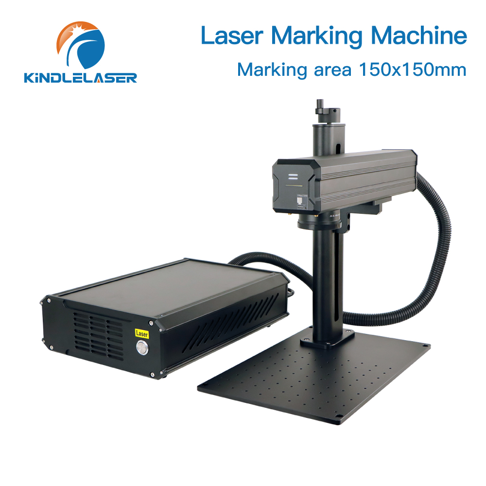 آلة نقش بالليزر الليفي كيندل ل - مراجعة Industrial Laser Engraving Machine For Metal وسعره