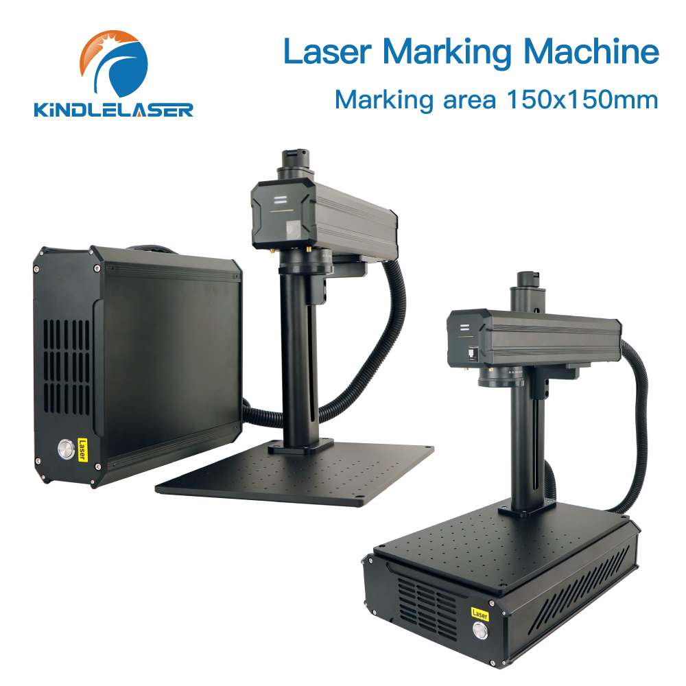 آلة نقش بالليزر الليفي كيندل ل - مراجعة Industrial Laser Engraving Machine For Metal وسعره