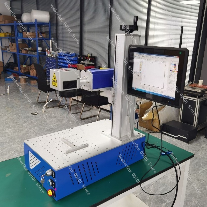 آلة نقش بالليزر على الألياف لل - مراجعة Industrial Laser Engraving Machine For Metal وسعره