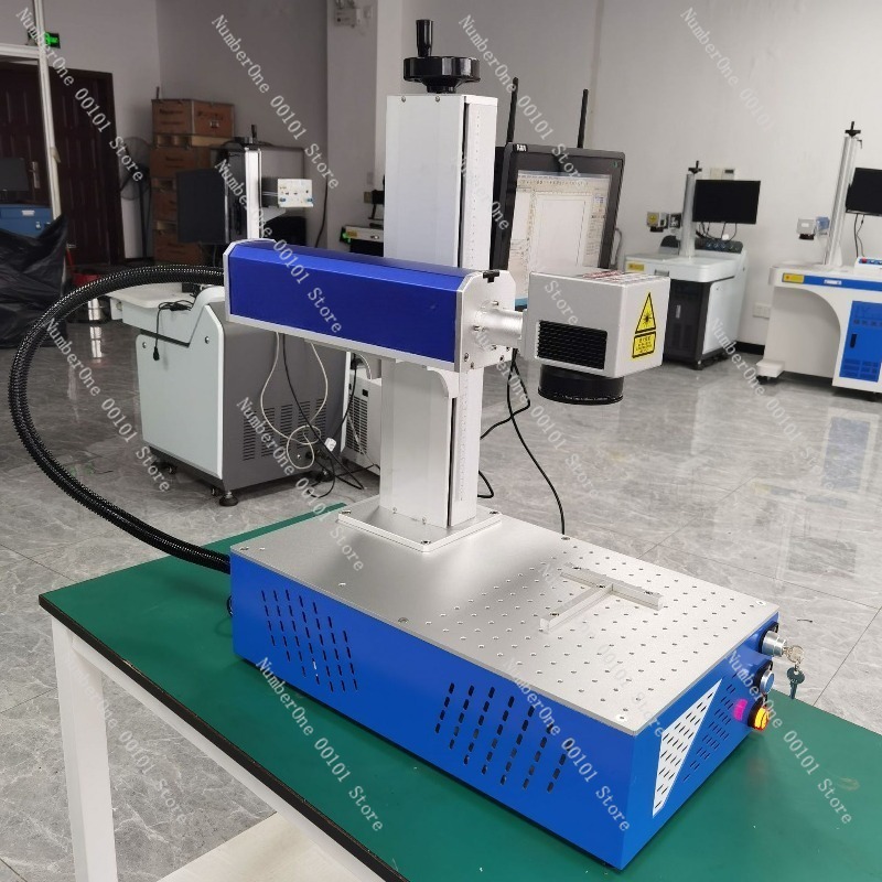 آلة نقش بالليزر على الألياف لل - مراجعة Industrial Laser Engraving Machine For Metal وسعره